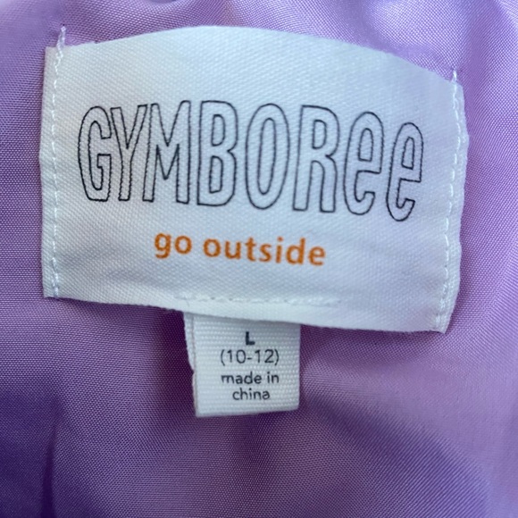 Adorable girls  Gray velvet puffer jacket - Picture 3 of 5